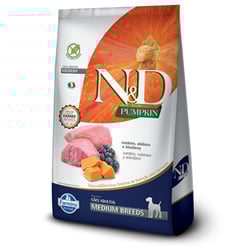 Ração N&D Pumpkin Cordeiro Para Cães Adultos De Raças Médias - 10,1Kg - 2,5 Kilos