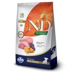 Ração N&D Pumpkin Cordeiro Para Cães Filhotes Raças Mini E Pequenas - 800G - 800 Gramas