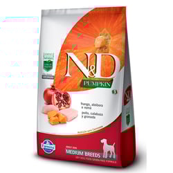 Ração N&D Pumpkin Frango, Abóbora E Romã Para Cães Adultos De Raças Médias - 2,5Kg - 2,5 Kilos