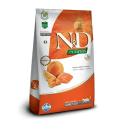 Ração N&D Pumpkin Salmão E Laranja Para Gatos Adultos - 400G - 400 Gramas