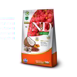 Ração N&D Quinoa Feline Skin & Coat Peixe - 1,5Kg - 1,5 Kilos