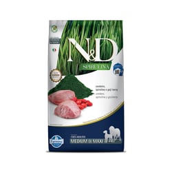 Ração N&D Spirulina Cães Adultos Medium E Maxi Cordeiro 10,1Kg