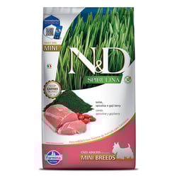 Ração N&D Spirulina Para Cães Adultos De Porte Mini Sabor Suíno - 2Kg - 2 Kilos