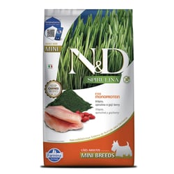 Ração N&D Spirulina Tilápia Para Cães Adultos Mini - 2Kg - 2 Kilos