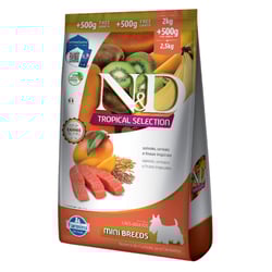 Ração N&D Tropical Selection Para Cães Adultos Mini Salmão 2,5Kg