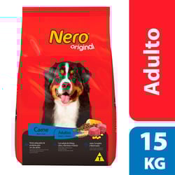 Ração Nero Original Sabor Carne Para Cães Adultos - 1 Unidade - 15 Kilos
