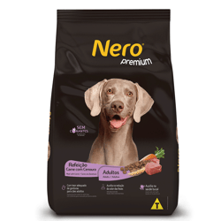 Ração Nero Premium Carne Com Cenoura Para Cães Adultos - 15Kg - 15 Kilos