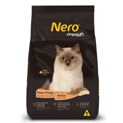 Ração Nero Premium Para Gatos Adultos Sabor Peixe E Frango - 20Kg