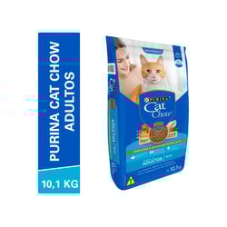 Ração Nestlé Purina Cat Chow Adultos Peixe - 10Kg - 10,1 Kilos