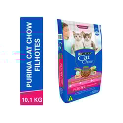 Ração Nestlé Purina Cat Chow Para Filhotes Sabor Frango E Leite - 10,1Kg - 10,1 Kilos
