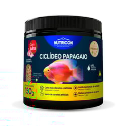 Racao Nutricon Ciclideo Papagaio Alho M Para Peixes 150G