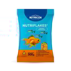 Ração Nutricon Nutriflakes Para Peixes - 500 Gramas