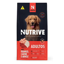 Ração Nutrive Adulto Frango Carne Arroz Para Cães - 15Kg