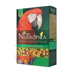 Ração Nutrópica Com Frutas 1,2Kg Para Araras