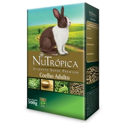 Ração Nutrópica Para Coelho Adulto 500G - 500 Gramas