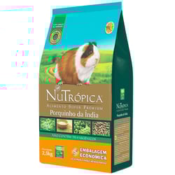 Ração Nutrópica Para Porquinho Da India - 2,5Kg - 2,5 Kilos