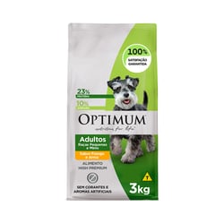 Ração Optimum Dog Adulto Para Raças Pequenas 3Kg - 3 Kilos