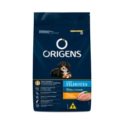 Ração Origens Filhotes Médio/Grande Frango - 1 Unidade - 3 Kilos