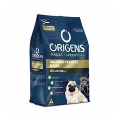 Ração Origens Para Cães Adultos Buldog Francês E Pug - 10,1Kg - 10,1 Kilos