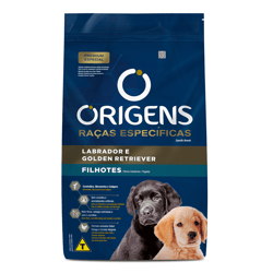 Ração Origens Para Filhotes Labrador E Golden Retriever 15Kg - 1 Unidade