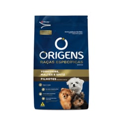 Ração Origens Para Filhotes Yorkshire Maltês Spitz - Ração Seca - 3 Kilos