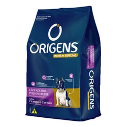 Ração Origens Premium Adulto Frango E Cereais Para Cães Pequeno Porte - 3Kg - 3 Kilos