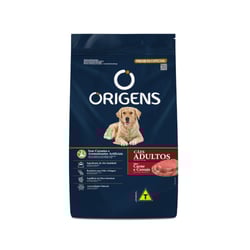 Ração Origens Sabor Carne E Cereais Para Cães Adultos - 1Kg - 20 Kilos