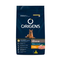 Ração Origens Sênior Frango E Cereais Para Cães Médios E Grandes - 1 Unidade - 3 Kilos