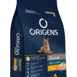 Ração Origens Sênior Frango E Cereais Para Cães Médios E Grandes - 15Kg - 15 Kilos