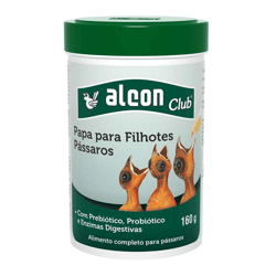 Ração Papa Filhotes Alcon Club Para Pássaros - 160G - 160 Gramas