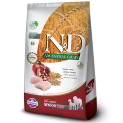 Ração Para Cães Sênior Medium E Maxi N&D Ancestral Grain Frango 2,5Kg - 1 Unidade - 2,5 Kilos