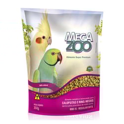 Ração Para Calopsitas E Ring Necks Megazoo - 300G