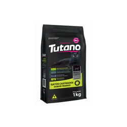 Ração Para Gatos Castrados Tutano Sabor Frango - 1 Unidade - 1 Kilo
