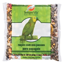Ração Para Papagaio Com Frutas E Uva Passa Sempre Vita 500G - 1 Unidade