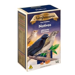 Ração Para Pássaros Nativos Nutripássaros Premium 500G - 1 Unidade