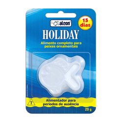 Ração Para Peixes Holiday Alcon - 15 Dias 20G