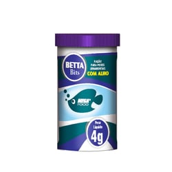 Ração Para Peixes Ornamentais Betta Bits Mega Food 4G - 1 Unidade