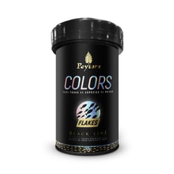 Ração Para Peixes Poytara Colors Flakes Black Line - 10G - 10 Gramas