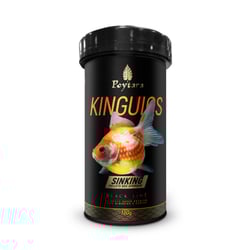 Ração Para Peixes Poytara Kinguio Black Line Sinking 130G - 1 Unidade - 130 Gramas