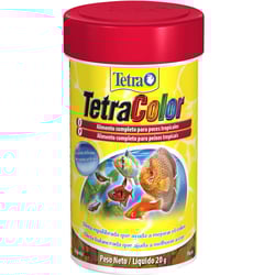 Ração Para Peixes Tetra Color Flakes - 1 Unidade - 20 Gramas