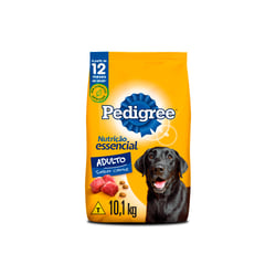 Ração Pedigree Nutrição Essencial Carne Para Cães Adultos - 10,1Kg - 10,1 Kilos