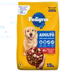 Ração Pedigree Sabor Frango 15Kg - 15 Kilos