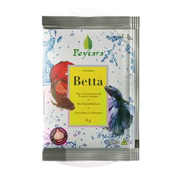 Ração Poytara Para Peixe Betta - 6G - 6 Gramas