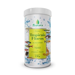 Ração Poytara Tropicais Flocos 130G - 1 Unidade - 130 Gramas