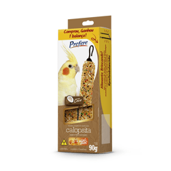 Ração Prefere Bastão De Coco 100G Para Calopsitas