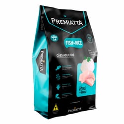 Ração Premiatta Fish.Rice Mini Bits Para Cães - 3Kg