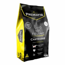 Ração Premiatta Para Gatos Adultos Castrados - 10,1Kg