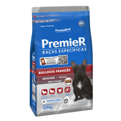 Ração Premier Bulldog Francês Adultos Frango - 1Kg - 1 Kilo