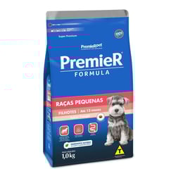 Ração Premier Cães Filhotes Raças Pequenas Sabor Frango - 1Kg - 1 Kilo