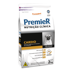 Ração Premier Cardio Para Cães Adultos De Porte Pequeno - 2Kg - 2 Kilos